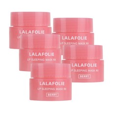 라라폴리 립밤 슬리핑 마스크 미니, 5개, 3g