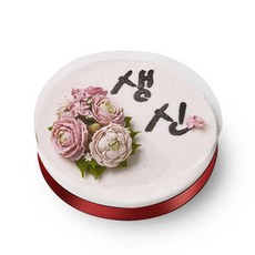 [떡보의하루 본사] 떡케이크 앙금백설기케익(생신) 전국150여개 매장 직접배달, 2.3kg, 1개