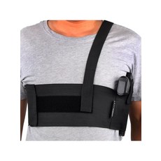 건케이스 권총집 홀스터 전술 은폐 권총 홀스터 밸리 밴드 총 운반 케이스 보이지 않는 탄성 허리 가방 거들 벨트 군사 전투, 1개, 기본 색상