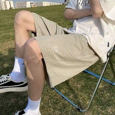 戶外速幹短褲女男夏季薄款美式大碼運動沙灘五分褲透氣涼感中性褲