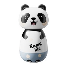 360°搖擺恐龍不倒翁 趣味搖擺玩具, 猫熊胖胖充氣不倒翁65cm【送打氣筒】, 1個