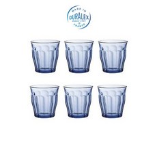 듀라렉스 피카디마린 강화유리컵 음료수잔 물컵 310ml / 6p세트, 6개