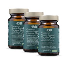 홀랜드앤바렛 크롬 글루코스 서포트 라즈베리맛 츄어블 Holland & Barrett Chromium Glucose Support, 3개, 30정