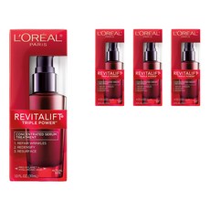 로레알파리 리바이탈리프트 트리플 파워 컨센트레이티드 세럼 트리트먼트, 4개, 30ml