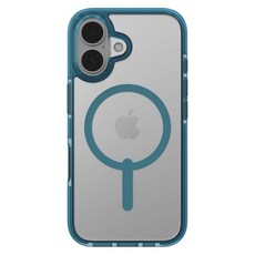 ZAGG Santa Cruz 스냅 아이폰 16 프로 케이스 - MagSafe 호환 4m(13피트) 군용 등급 낙하 보호 그래핀 강화 긁힘 방지 슬림하고 가벼움 70%, iPhone 16, 킥스탠드 없음, 블루