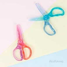 로랑마켓 어린이가위 랜덤발송 종이자르기 안전가위 미술도구