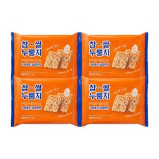 찹쌀 누룽지팝 스낵 쌀과자 스위트, 4개, 288g