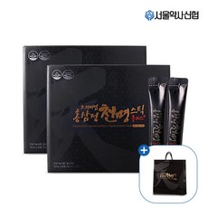 [서울약사신협] [60포] 프리미엄 홍삼정 천명 플러스 스틱 30포 2세트 (+쇼핑백 2장)