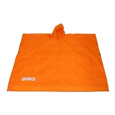 【BLUEPINE 青松】 三用斗篷式雨衣 野餐墊 簡易帳篷/天幕 耐水壓2000mm, 1個, 橘色