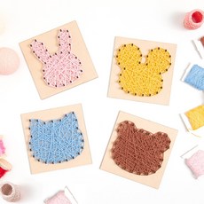 동물 스트링아트만들기, 곰, 10개