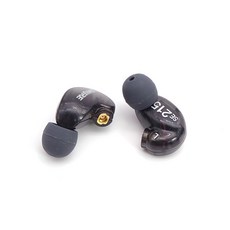 SE215 이어폰 호환 MMCX 핀 이어폰 업그레이드 라인 인이어 이어후크 DIY 이어폰 7MM 유닛 스피커 SE535, SE215 블랙, SE215 블랙