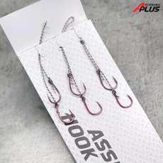 에이플러스 참돔 타이라바 어시스트 훅세트 참돔묶음바늘, 3개, 3개입