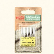 패션스타트 NCC 가정용 미싱바늘(니트용) 9호 10개입, 1개