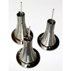 스프링꽂이 삼각스프링 원뿔스프링 꽂이스프링 소라 원뿔형, 은원뿔