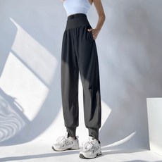 Smell Memory抓緊腹部的高腰健身慢跑褲