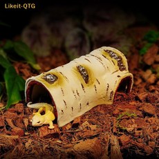 새로운 1개입 내구성 있는 위한 질감 휴식 놀이 자작나무 양서류를 쉼터 PVC 공간 도마 숨숨처