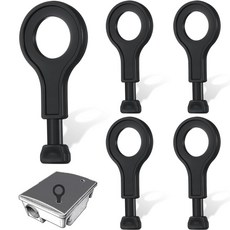 Qualirey 마우스 스테이션 키 쥐 미끼 스테이션 교체 키 실내 실외 일반 쥐 미끼 스테이션과 호환 5개