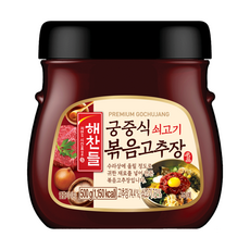 해찬들 궁중식 쇠고기볶음 고추장, 500g, 3개