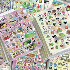 로테오 일본 애니 다꾸 스티커, 1세트, 다마고치A