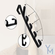 영민컴퍼니 오버도어 행거 도어훅옷걸이, 화이트, 화이트