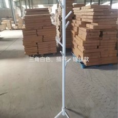 나무 옷걸이 랙 코트 매장 선반 행거 침실 실내 스탠딩, Y. 비치우드 삼각형 흰색