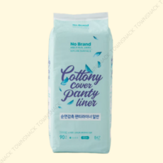 노브랜드 순면감촉 팬티라이너 일반, 90개입, 1개