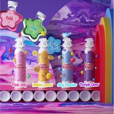 Chuwa Baby 韓國 Unique Bath Time 兒童泡泡沐浴慕斯 親膚泡泡浴史萊姆 紫色葡萄口味, 1個, Purple Chew泡泡慕斯紫
