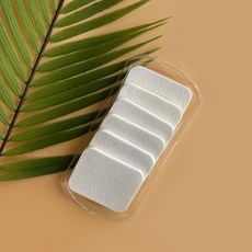 GAON IA_490 대용량 사각퍼프_화이트 100P 아이엑트리스, 100개, White