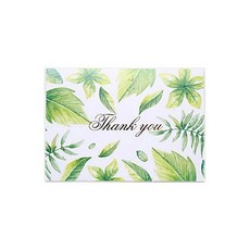 감사 미니메세지카드 봉투 세트, 07, 30개