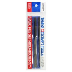 TAMIYA 田宮 #74046 模型打磨專用銼刀套裝 標準型，模型製作必備工具，輕鬆打磨各種模型細節, 1個