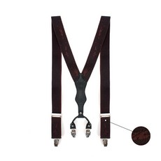 골프 프린팅 브라운 클립 서스펜더_SD01_20260201EA
