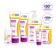 [호주]캔서카운슬 어린이 선크림 선스크린 SPF50+ 워터프루프, 1개, 200ml