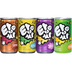 일화 탑씨 190ml 오렌지15+포도15+파인애플15+사과15 총60개, 60개