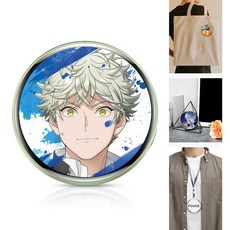 FDUCE 디지털 액자 캔뱃지 e-배지 블루투스 전자 마크 badge 사진 전송 동영상 아이돌 굿즈 전자 gif 맞춤 캔뱃지 스마트 1.7인치 64M, 그린