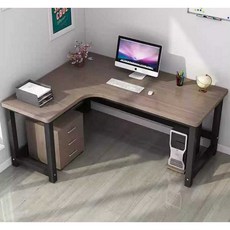 코너형 컴퓨터 책상 테이블 ㄱ자 서재 데스크 모서리, 180x80x80cm