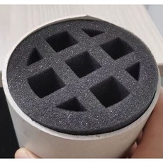 PVC管用十字風口消音器材料, 1個, 直徑110mm/厚100mm（1個）