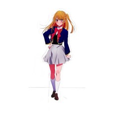 최애의 아이 아크릴 스탠드 굿즈 아이 피규어, 1개, 3.호시노 루비 A