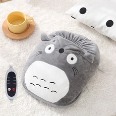 WIRQO 발난로 온도 조절가능 발난로 풋워머 수족냉증발난로, 그레이, 고양이