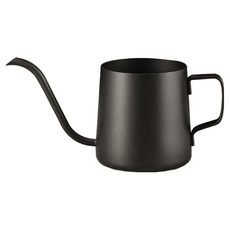 熾咖啡 304不鏽鋼手沖咖啡壺, 1個, 250ml (黑) 手沖壺 (不含蓋), 250ml