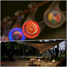 LED 스트링 가드 조명 캠핑감성용품 야외전구 감성캠핑필수 줄조명 야간표시 감성랜턴, 블루