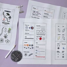 프랑스자수 스티치 북 B 자수 도안 책 자수 패턴도안, 본상품, 상세페이지 참조, 상세페이지 참조