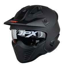JPX 헬멧 MX-726R 오픈페이스 풀페이스 바이크 오토바이 모듈러 DOT ECE, 05.무광블랙