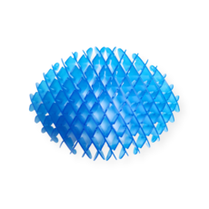 로앤제이 벌집 피젯토이 움직이는 피젯웜 와플 스페이스웜, 1개, 대형 블루