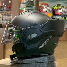 Astone RV6 素色 消光黑 後掀式可樂帽 配重均勻 亞洲版 全罩式安全帽, L