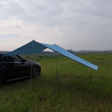 차량용 차박 타프 200*440cm, 스카이