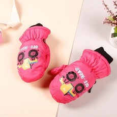 눈사람 눈 장갑 방수 겨울 스키 자동차 모양 방풍