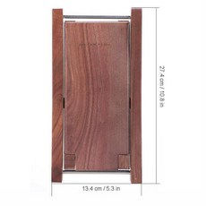 기타발받침대 원목 튼튼한 기타발받침 우드 기타발판 접이식 기타 발판 페달 나무 발판 높이 조절 가능한 미끄럼 방지 패드 악기 플레이 1, 호두 나무, 1개