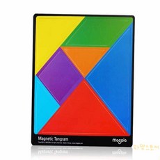 라망 자석칠교놀이 W150xL160xT5mm 10개입 칠교교구