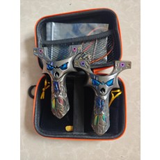 鈦合金 七代 人工雕刻 螺絲款 彈弓, 如圖所示, 1個