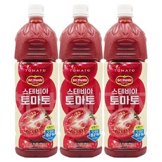 롯데 델몬트 스테비아 토마토 1.5L 낱개 / 3페트, 3개